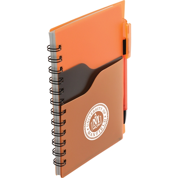 5" x 7" Valley Spiral Notebook With Pen - Image 13