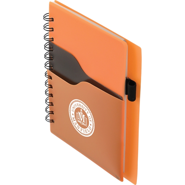 5" x 7" Valley Spiral Notebook With Pen - Image 14