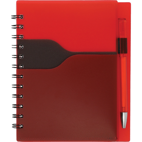 5" x 7" Valley Spiral Notebook With Pen - Image 17