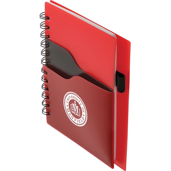 5" x 7" Valley Spiral Notebook With Pen - Image 23