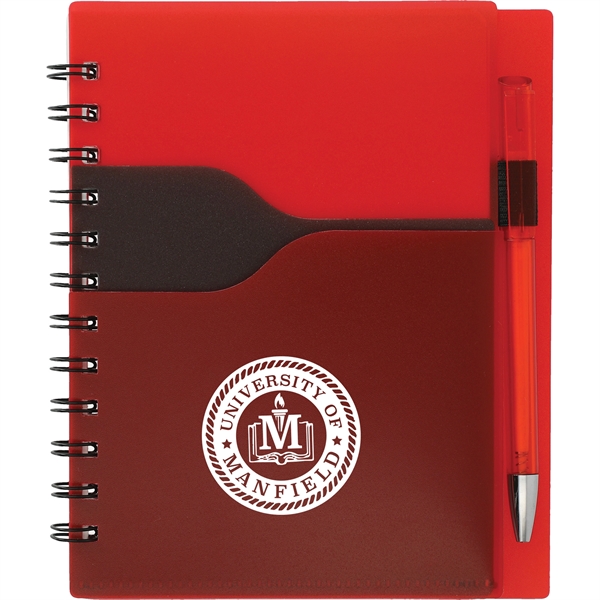 5" x 7" Valley Spiral Notebook With Pen - Image 26