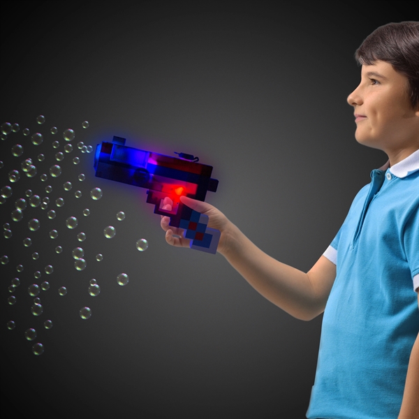 LED Pixel Bubble Gun