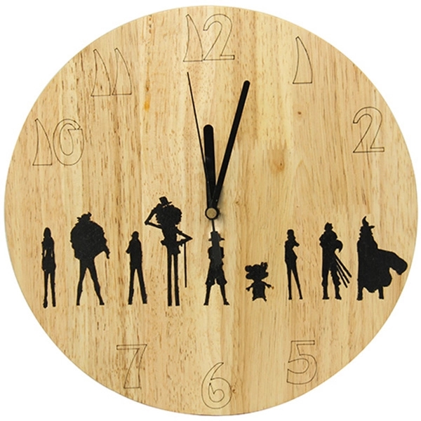 Cartoon Pattern Wooden Wall Clock - Image 2