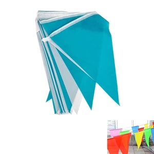 33 ft Outdoor Triangle Square Banner Flamboyant String Flag