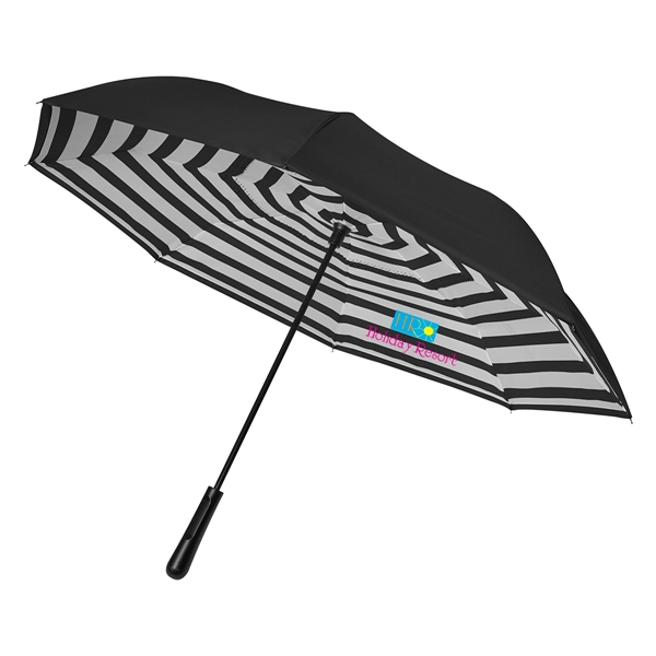 48" Arc Blanc Noir Inversion Umbrella - Image 6