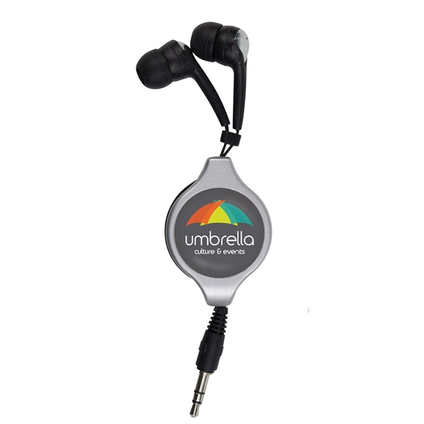PhotoVision Premium Retractable Hi-Fi Earbuds - Image 1
