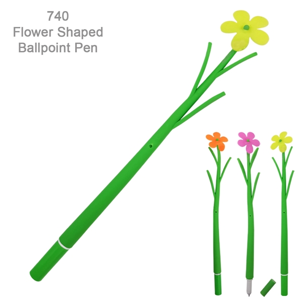 Flower Shaped Ballpoint Pen - Image 4