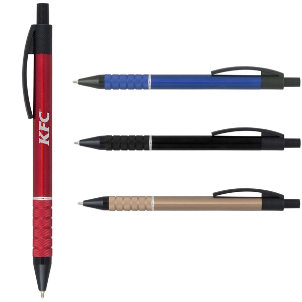 Super Glide Metal Pen with Black Accents - Image 1
