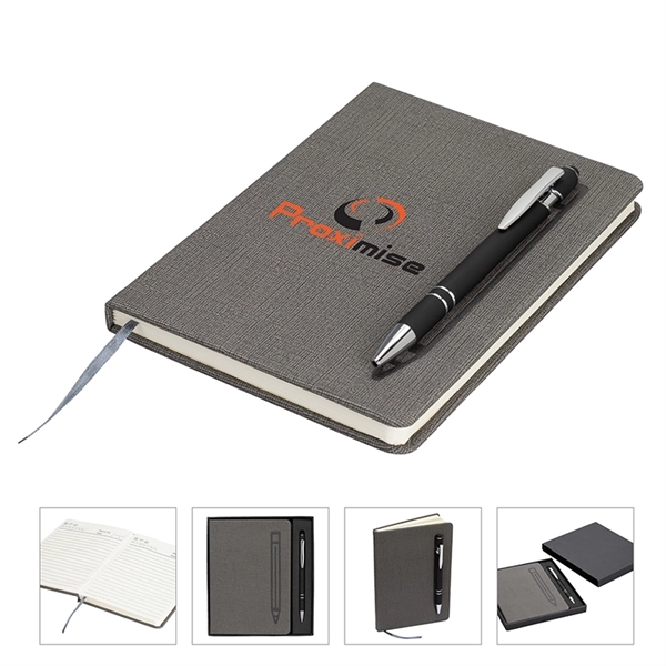 Manhattan Gift Set w/ Magnetic Journal and Pen - Image 1