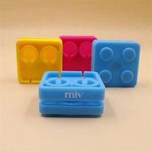 Silicone Block Winder Cable Tidy Thread Core Winder