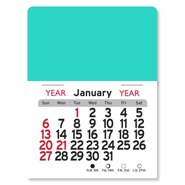 Rectangle Shaped Peel-N-Stick® Calendar - Image 3