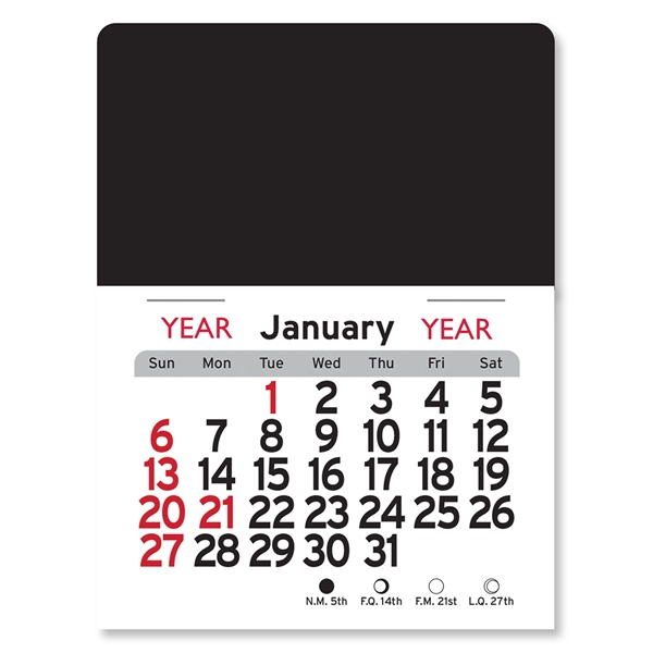 Rectangle Shaped Peel-N-Stick® Calendar - Image 4