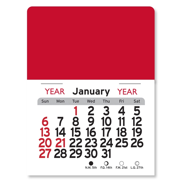 Rectangle Shaped Peel-N-Stick® Calendar - Image 19