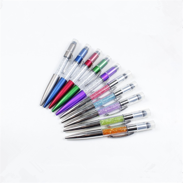 Crystal Ballpoint Stylus Pen Filled With Crystal Elements - Image 1