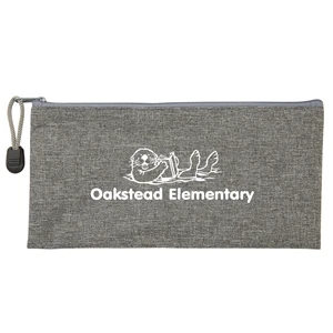 Heathered School Pouch