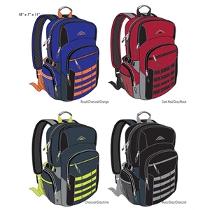 Mountain Terrain 17" Hiking Backpacks in Assorted Colors