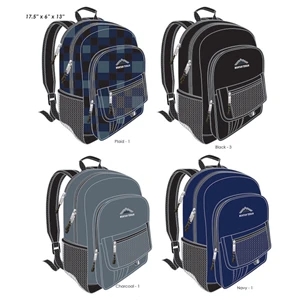 Mountain Terrain 17" Sport Backpacks in Assorted Colors
