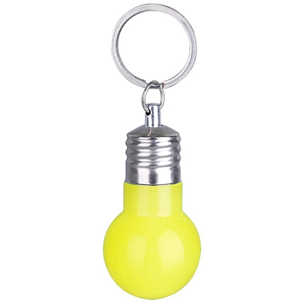 Bulb Shaped Flashlight w/ Key Ring - Image 7
