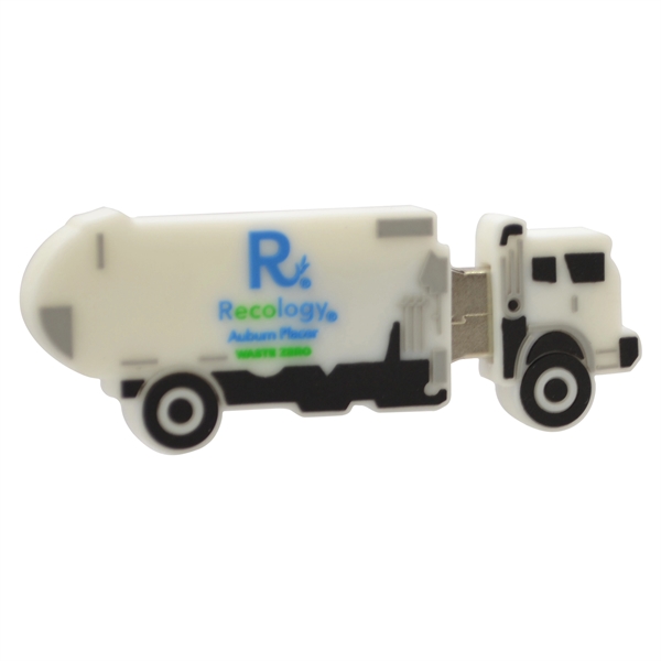 2D Garbage Trash Truck USB Drive - Image 6
