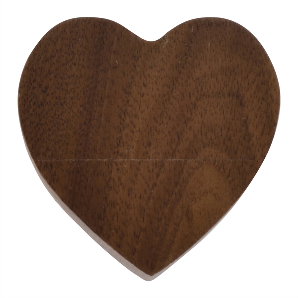 Eco Friendly Heart Shape Wood USB Flash Drive Eco Friendly - Image 4