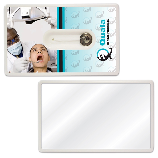 Greeting Card w/Credit Card Style Dental Floss w/Mirror - Image 3