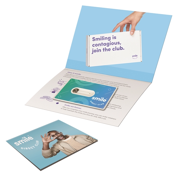 Greeting Card w/Credit Card Style Dental Floss w/Mirror - Image 4