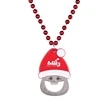 Santa Bottle Opener Medallion Beads
