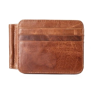 Multi-Card Leather Wallet Holder