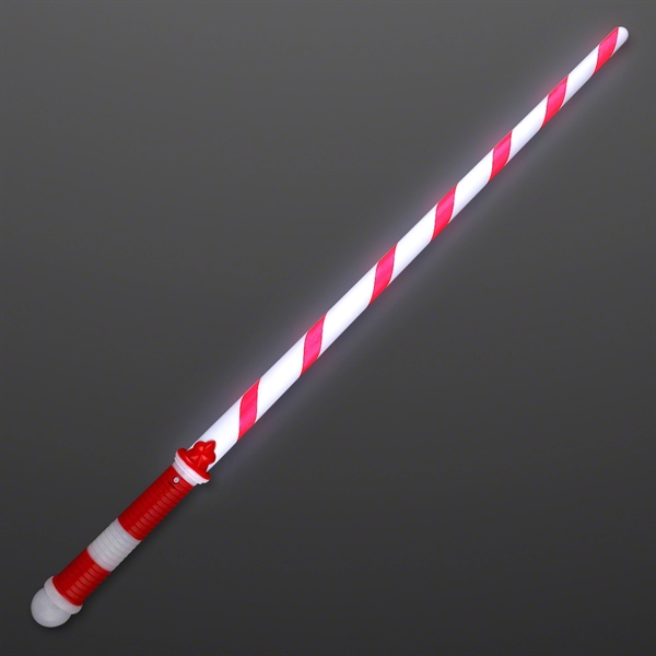 Candy Cane Light Sword Christmas Saber - Image 2