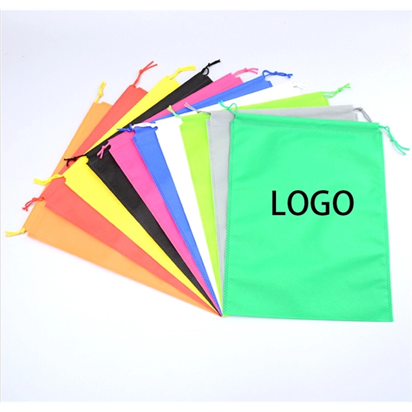 Non-Woven Bags Gift Bag Goodie Bottom Treat Bag Party Drawst - Image 2