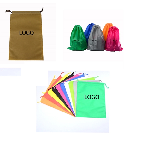 Non-Woven Bags Gift Bag Goodie Bottom Treat Bag Party Drawst - Image 1