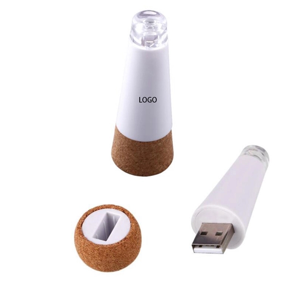 Rechargeable LED Bottle Stopper With USB Interface Reserved - Image 3