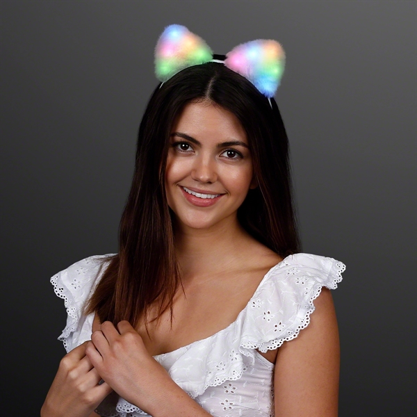 Soft Cat Ears Light Up Headbands - Image 5