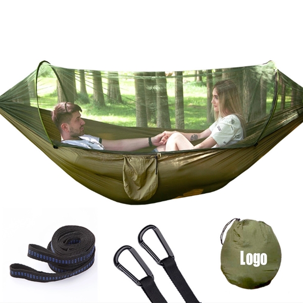 Portable Camping Hammock with Mosquito Net - Image 1