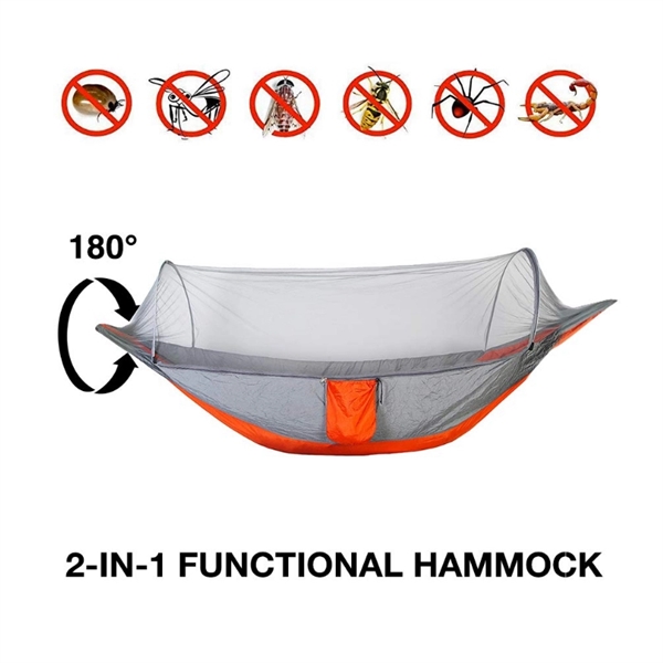 Portable Camping Hammock with Mosquito Net - Image 6