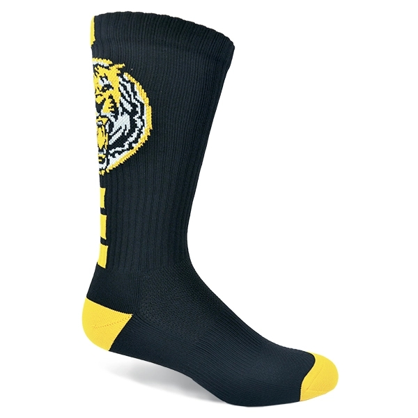 Quality Select - Custom Knit Moisture Wicking Crew Socks
