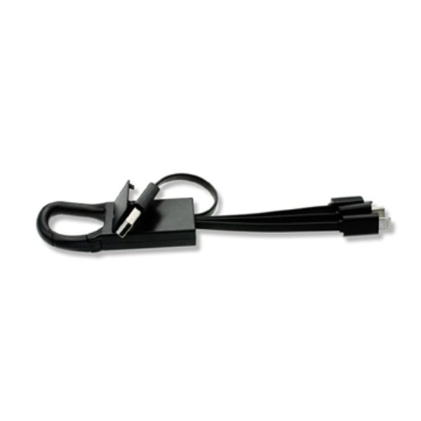 All in 1 Universal Charging Cable with Carabiner Hook - Image 6
