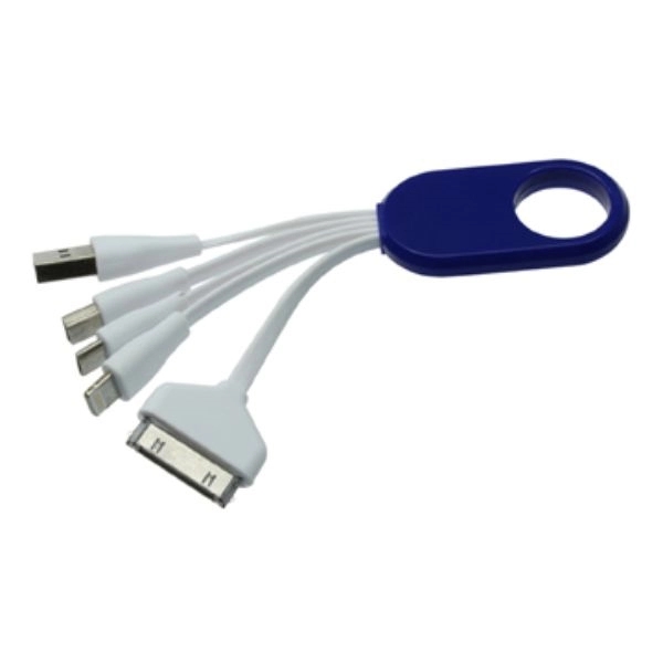 Classic All in One Charging Cable With Keyring Loop - Image 4