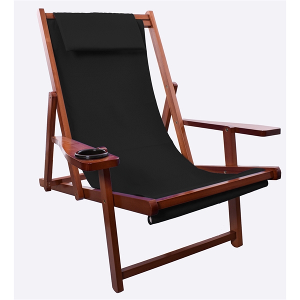 Wood Sling Chair - Image 4