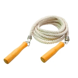 110" Real Solid Wood Handle Jump Ropes