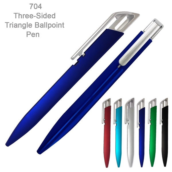 Three-Sided Triangle Body Ballpoint Pen - Image 3