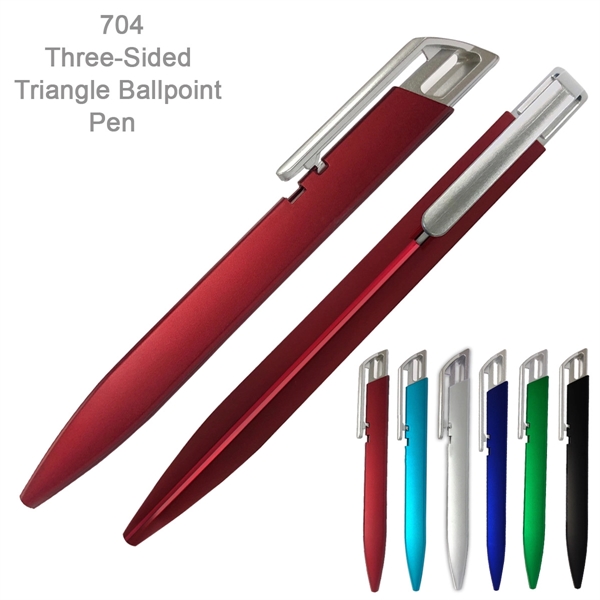 Three-Sided Triangle Body Ballpoint Pen - Image 5