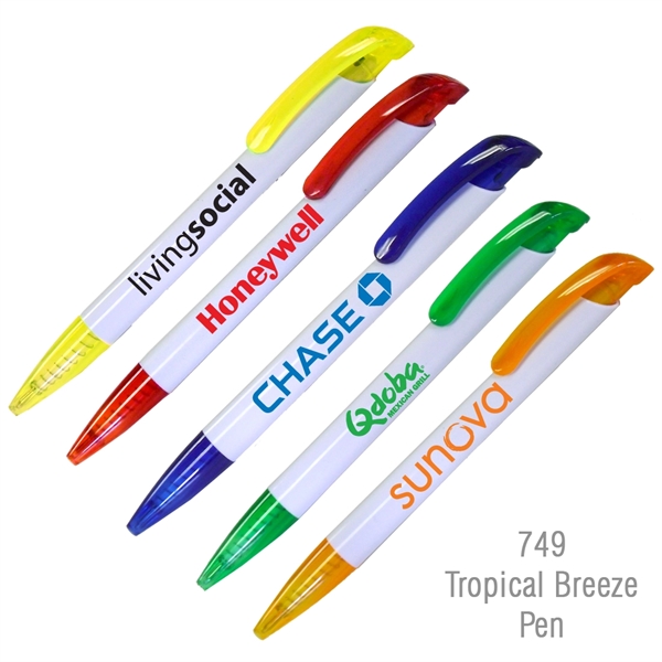 Tropical Breeze Fashionable Ballpoint Pen - Image 1