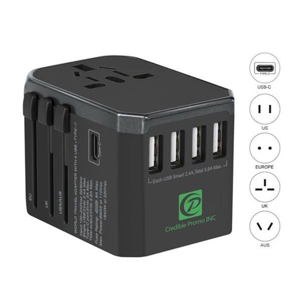 4-in-1 Travel Plug Adapter  - Image 1