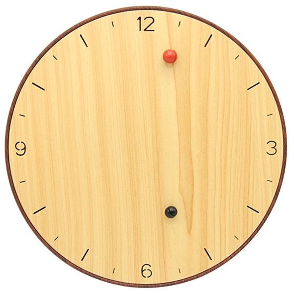 9 1/8'' Diam Wall Clock w/ Magnet - Image 2