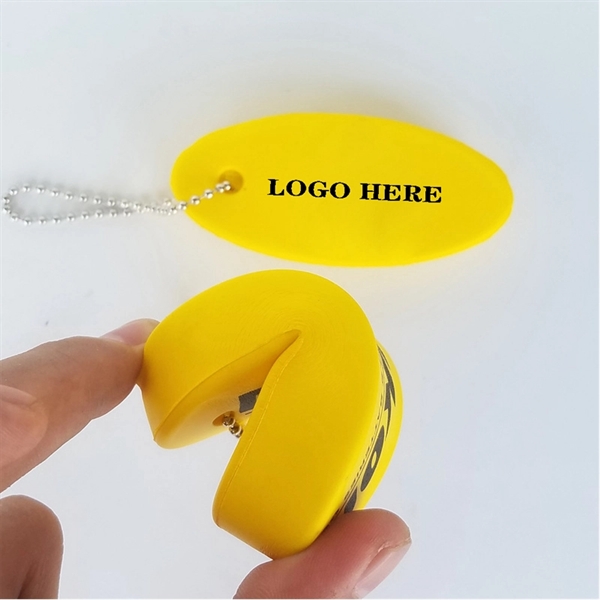 Oval Soft Floater Keychain - Image 2