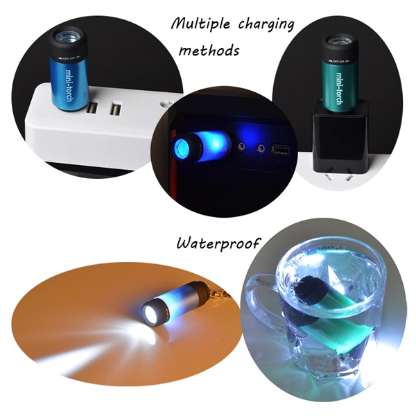 Mini Diving Plastic Glare Flashlight - Image 2