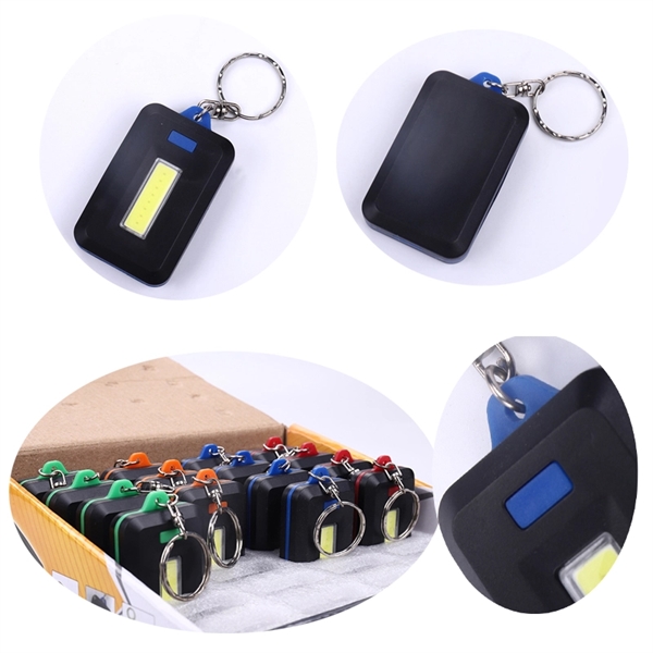 COB Outdoor Keychain Mini Flashlight - Image 2