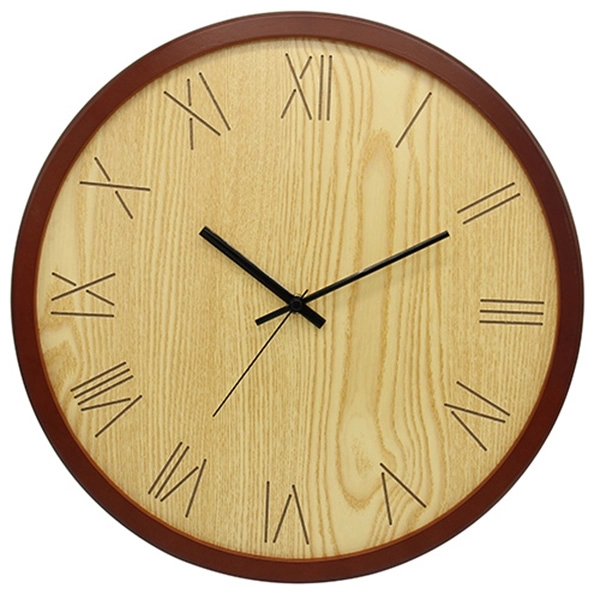 14 13/16'' Wooden Wall Clock - Image 2