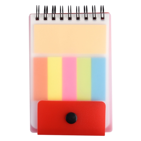 Spiral Jotter With Adhesive Notes & Flags - Image 2